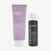 Das BHA-Duo enthält zwei Peelings von Paula’s Choice: eine violette Tube mit einem Körperpeeling und eine schwarze Flasche mit einem flüssigen Peeling.