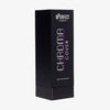 Schwarze Umverpackung der BPerfect Cosmetics Chroma Cover Foundation Matte auf weißem Hintergrund.