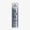 Silberne Dose Color Wow Texas Hold 'em Big Hold Hairspray mit schwarzem Text und transparenter Kappe.