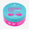 Runder blau-pinker Behälter der Essence HYDRO GEL Eye Patches, 30 Paar; vegan und parfümfrei.
