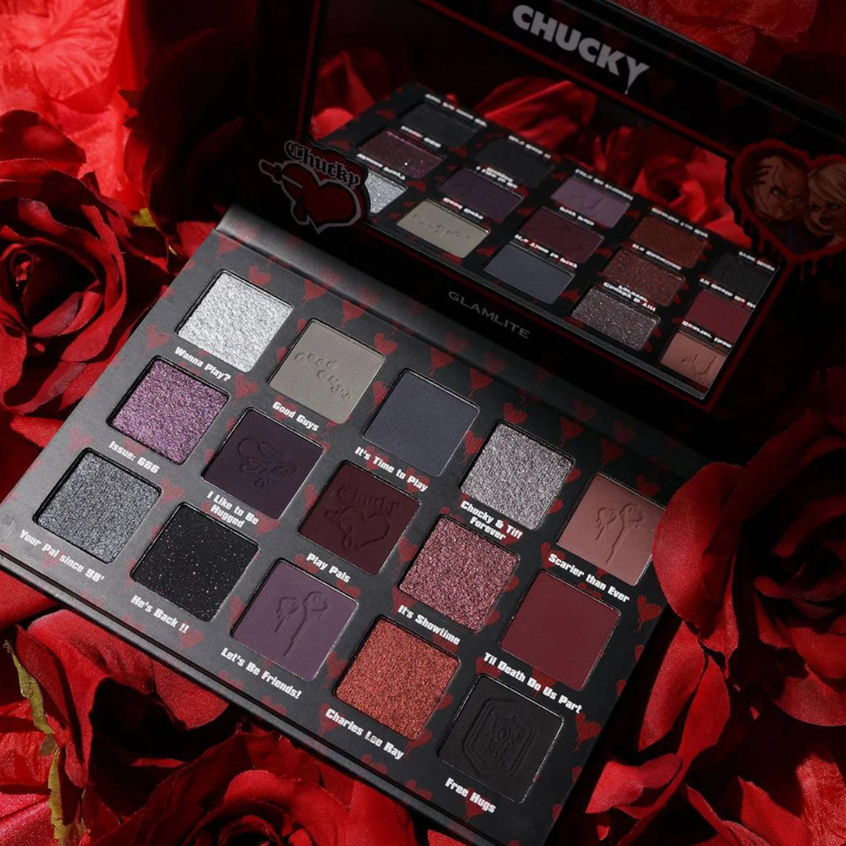 Glamlite Cosmetics | Chucky x Glamlite "Crazy in Love" Palette