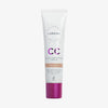 Weiße Tube Lumene CC Color Correcting Cream SPF20 in der Farbe Medium mit violetter Kappe.