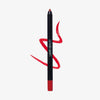 Der Lunar Beauty Lip Pencil mit einer roten, gewellten Linie dahinter auf weißem Hintergrund.