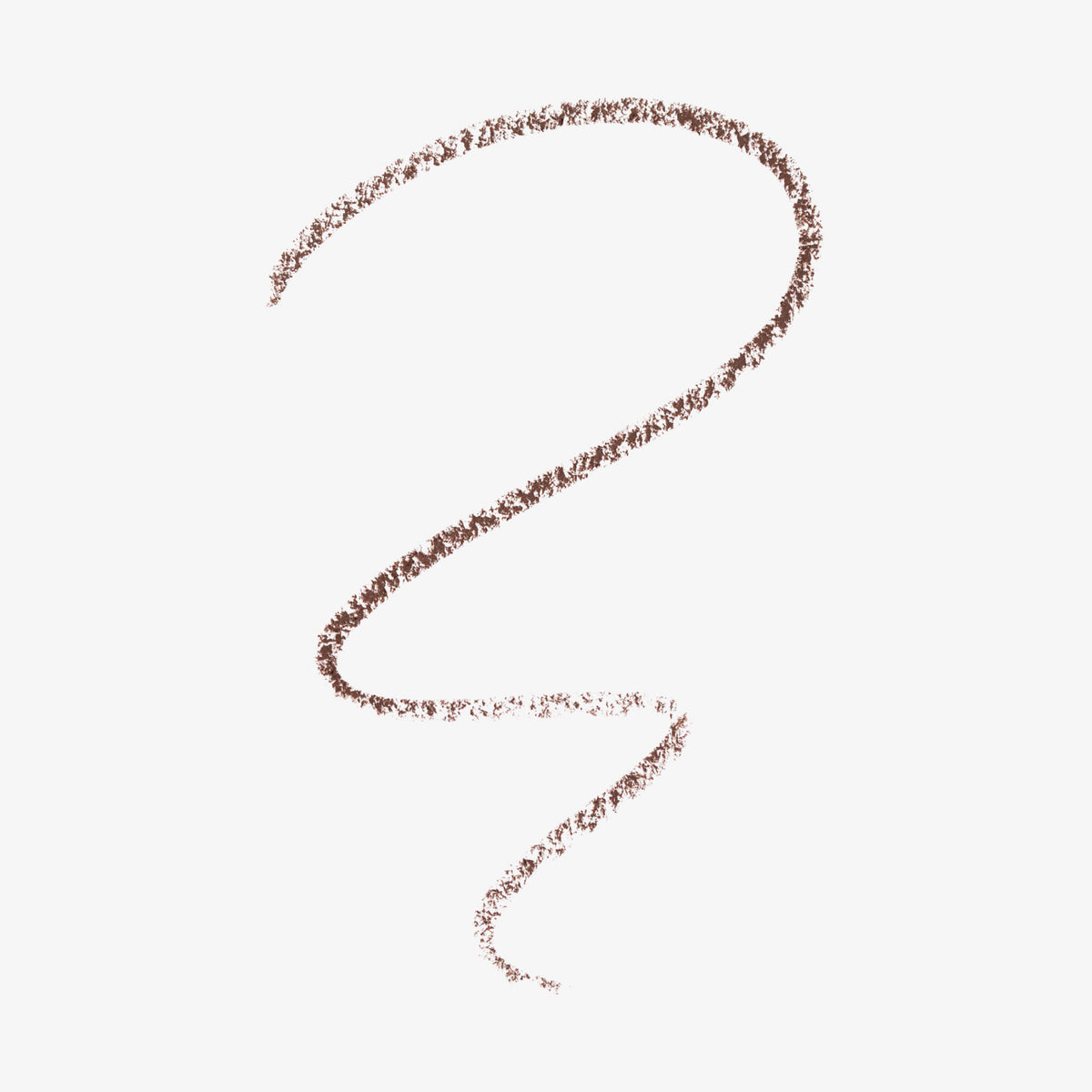Eine geschwungene Linie des Slim'Matic Ultra Precise Brow Pencil Waterproof 050 auf weißem Hintergrund.