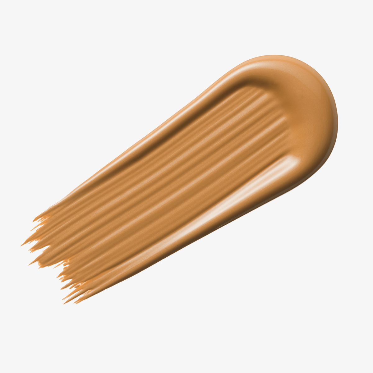 Warmes hellbraunes Farbmuster des Yummy Skin Serum Tint 10 auf weißem Hintergrund.