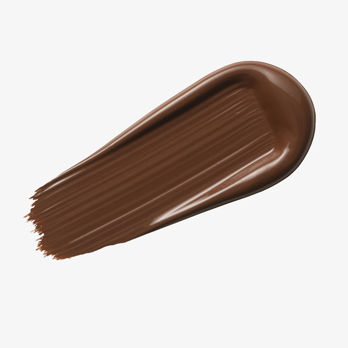 Tiefbraunes Farbmuster des Yummy Skin Serum Tint 15 auf weißem Hintergrund.