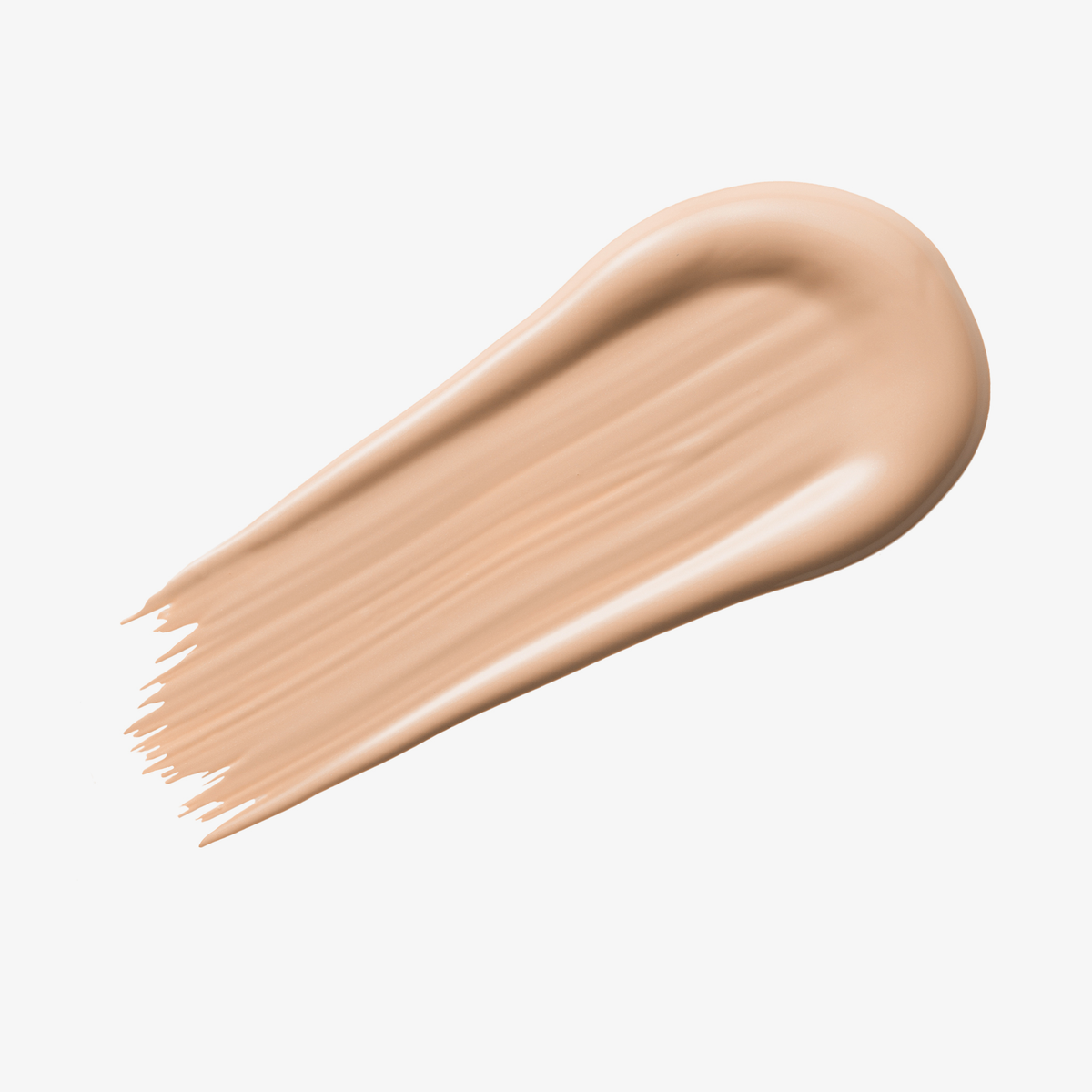 Beiges Farbmuster des Yummy Skin Serum Tint 2 auf einen weißen Hintergrund.