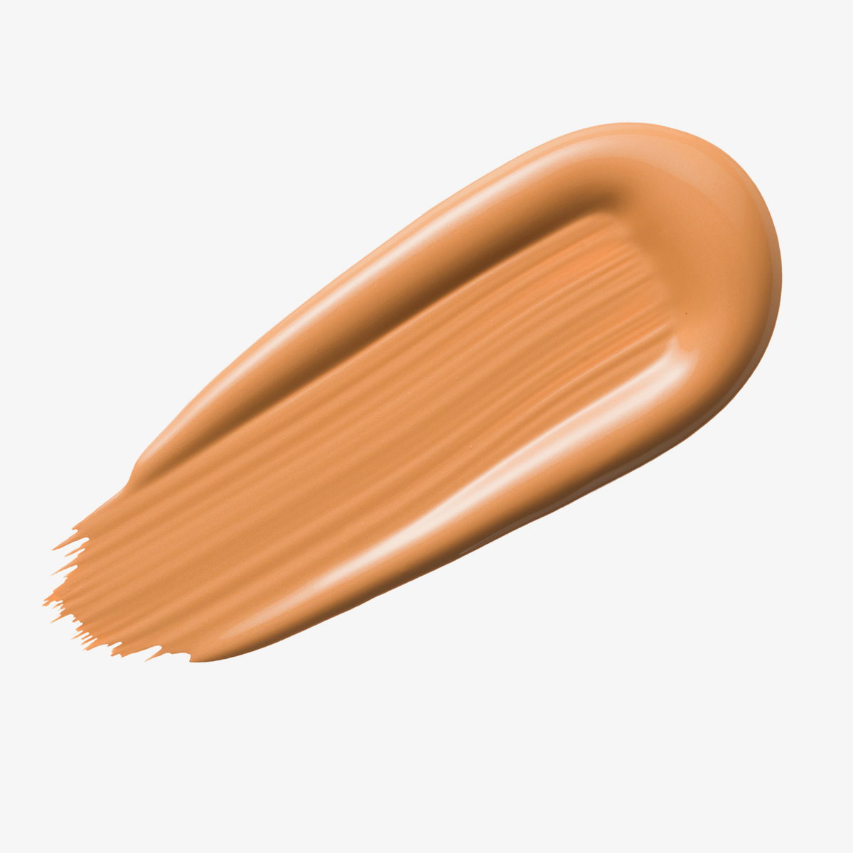 Warmes dunkelbeiges Farbmuster des Yummy Skin Serum Tint 8 auf weißem Hintergrund.