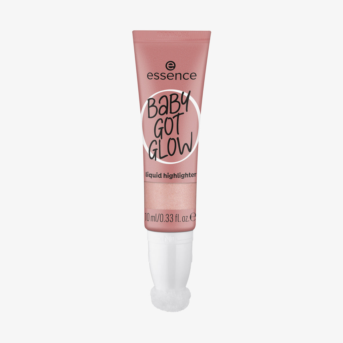 Geöffneter BABY GOT GLOW liquid highlighter 20 mit Schwammapplikator vor weißem Hintergrund.