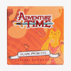 Orange Verpackung des Lethal Cosmetics Adventure Time Blush Flame Princess mit Abbildungen des Charakters.
