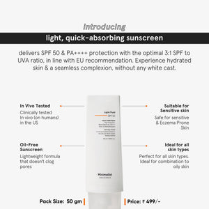 Light Fluid SPF 50 Sunscreen