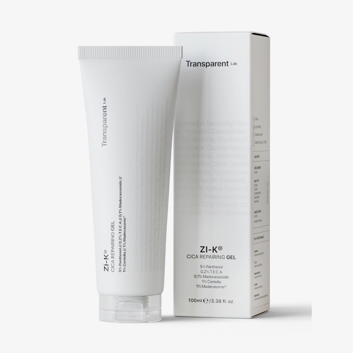 Zi-K® Cica Repairing Gel Transparent Lab | PURISH Zi-K® Cica Repairing Gel Transparent Lab | PURISH