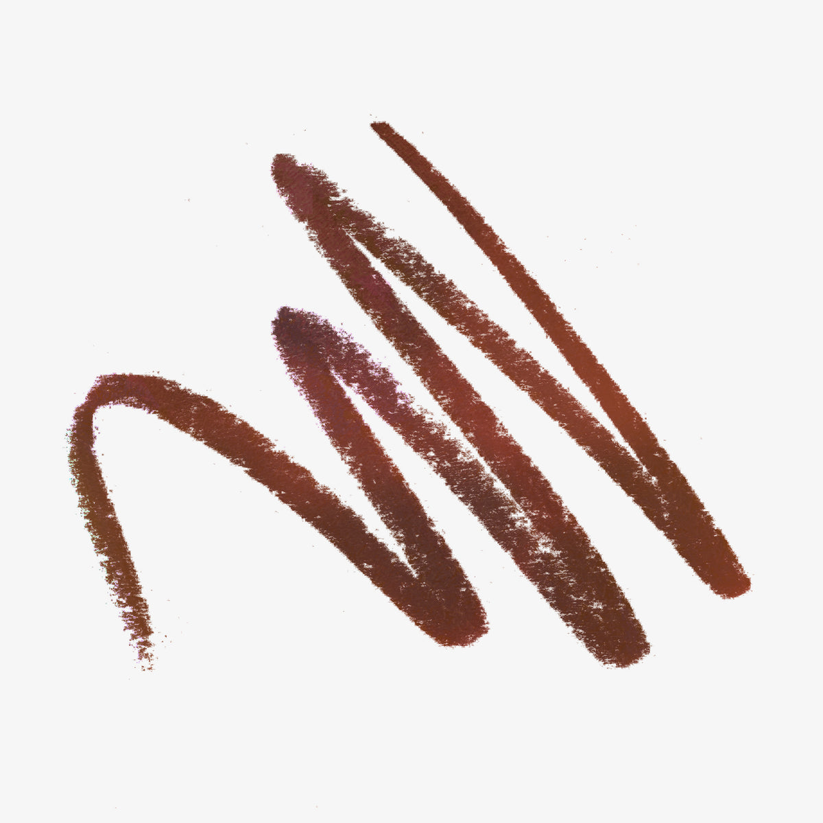 Brauner Farbswatch des Infinite Chrome Pencil Bronzite auf weißem Hintergrund.