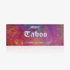 Farbenfrohe Verpackung der BPerfect Cosmetics x Lord Chyna Taboo Palette vor weißem Hintergrund.