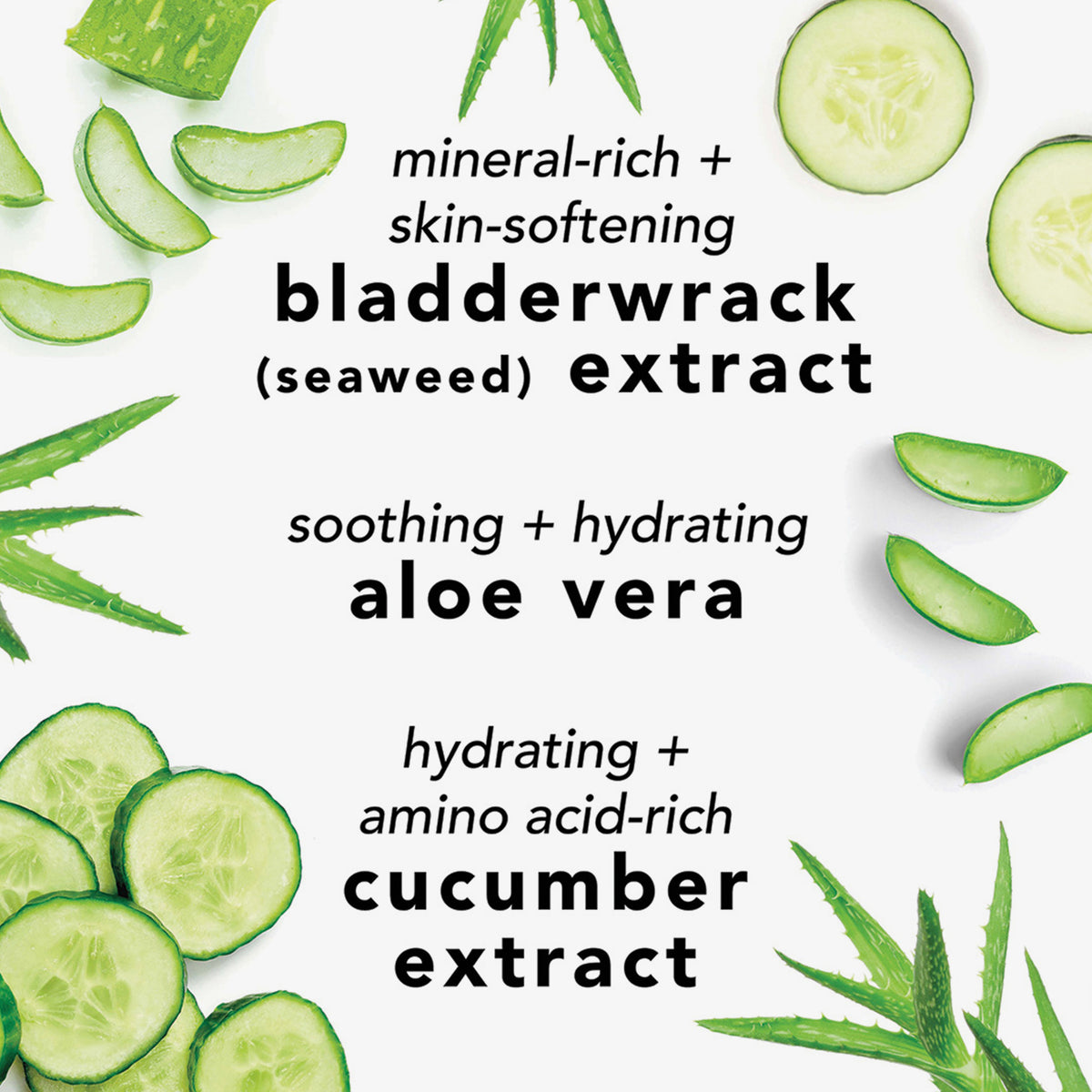 Facial Spray w/ Aloe, Cucumber & Green Tea