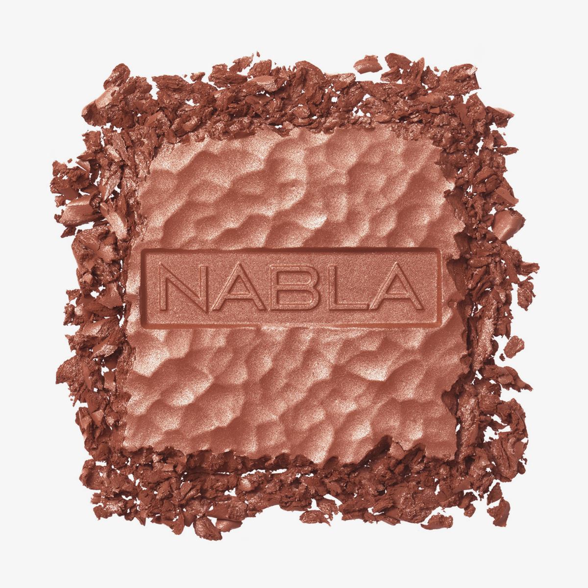 Puder des NABLA Cosmetics Skin Bronzing in der Farbe Dune. Weißer Hintergrund.