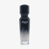 Eine halb transparente halb schwarze Flasche Chroma Cover Foundation Matte in der Farbe N1 vor weißem Hintergrund.