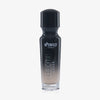 Eine halb transparente halb schwarze Flasche Chroma Cover Foundation Matte in der Farbe N2 vor weißem Hintergrund.