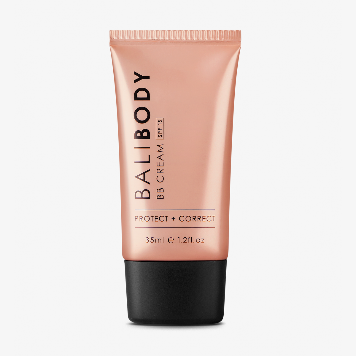 Rosefarbene Tube BB Cream (35 ml ) von Bali Bodyvor weißem Hintergrund