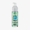 Eine Flasche essence Jelly GRIP HYDRATING PRIMER mit einer durchsichtigen Pumpe und hellgrünem Gel im Inneren.