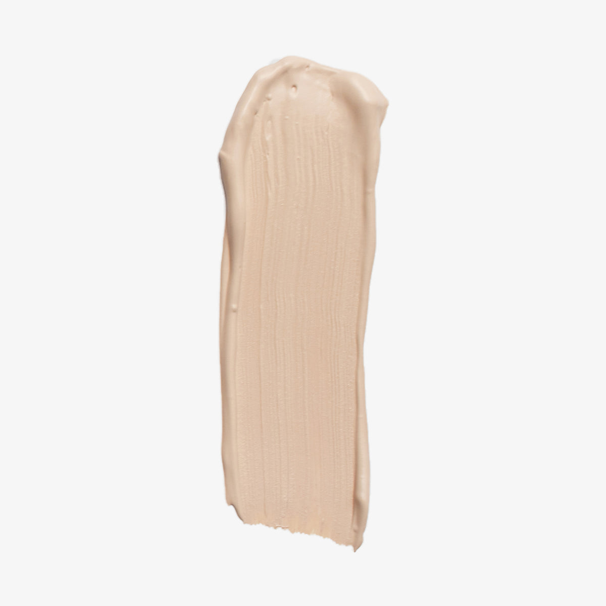 Ein Farbstreifen Chroma Cover Foundation Matte in der Farbe N1 auf weißem Hintergrund.