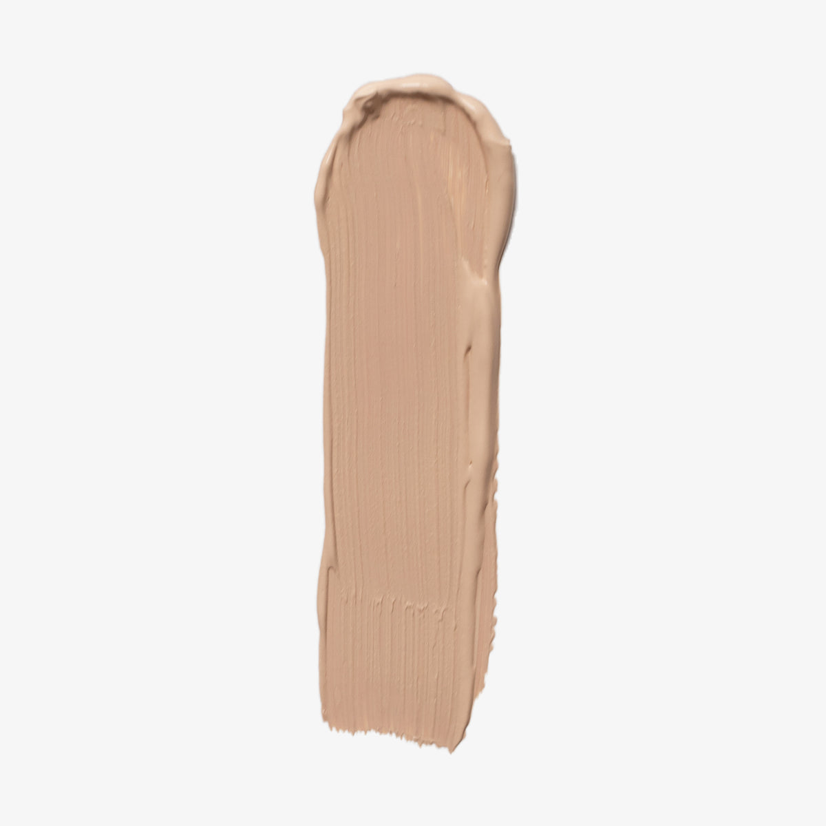 Ein Farbstreifen Chroma Cover Foundation Matte in der Farbe W1 auf weißem Hintergrund.
