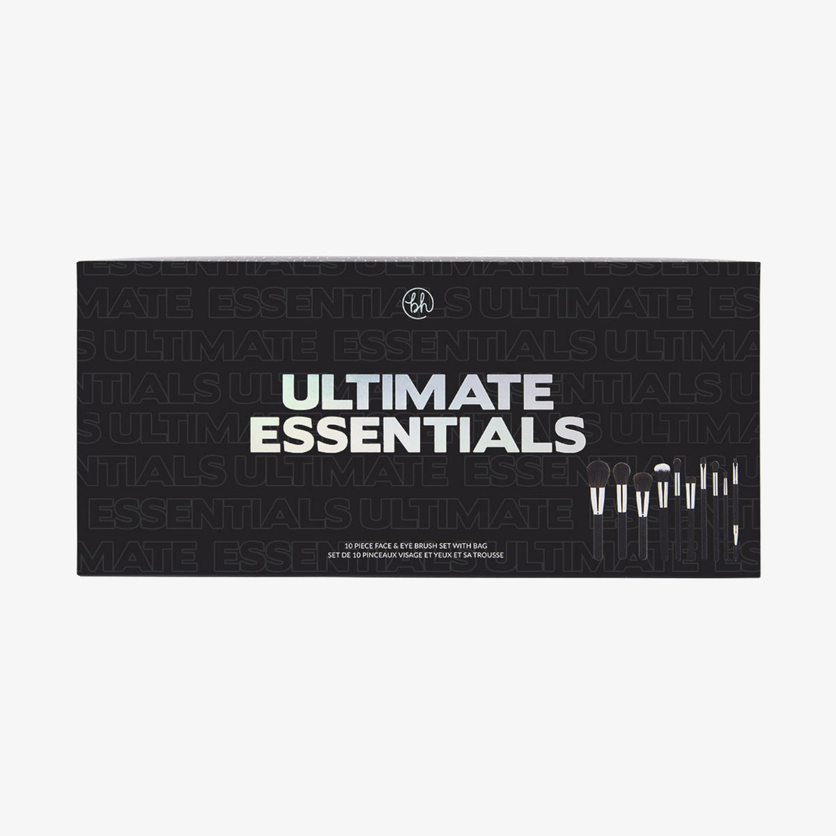BH Cosmetics | Ultimate Essentials 10 Piece Face & Eye Brush Set With Bag