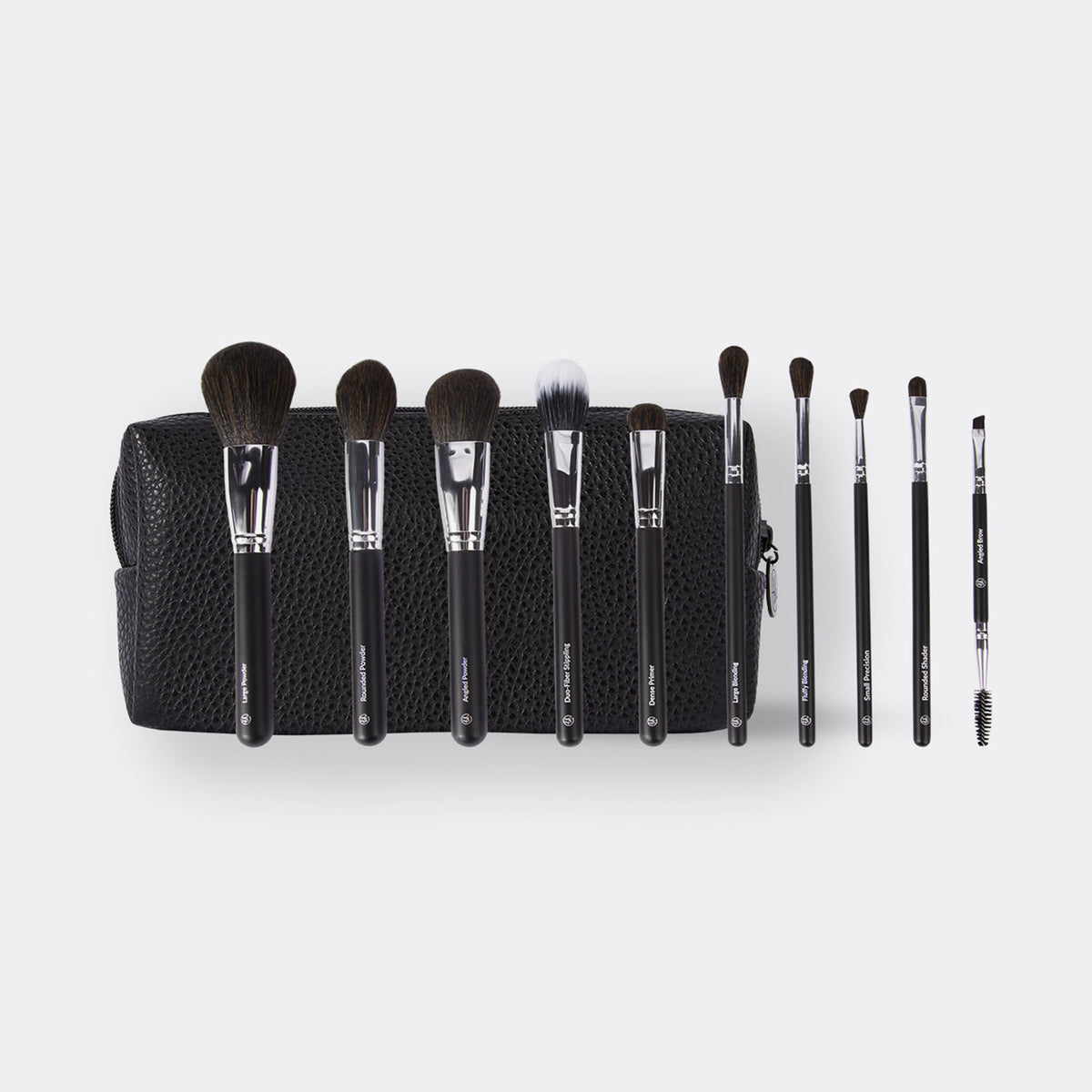 BH Cosmetics | Ultimate Essentials 10 Piece Face & Eye Brush Set With Bag