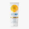 Weiße Tube Bondi Sands SPF50+ Lotion Fragrance Free vor weißem Hintergrund
