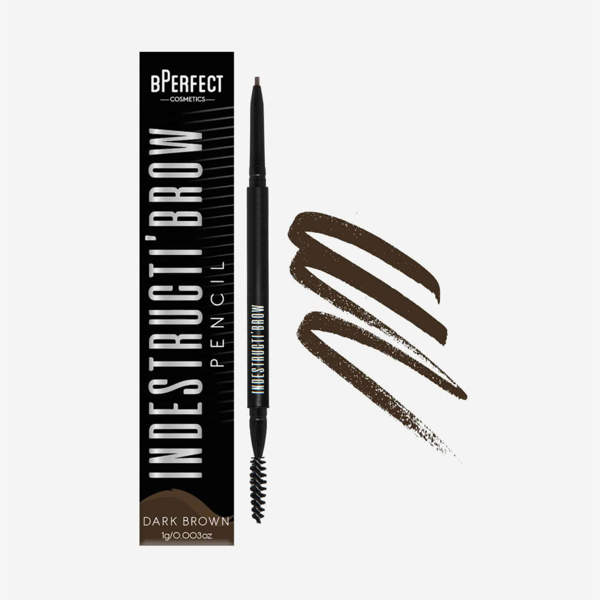 BPerfect Cosmetics | Indestructi'Brow Pencil Dark Brown