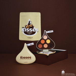 Hershey's Kisses x Glamlite Milk Chocolate with Almonds Palette