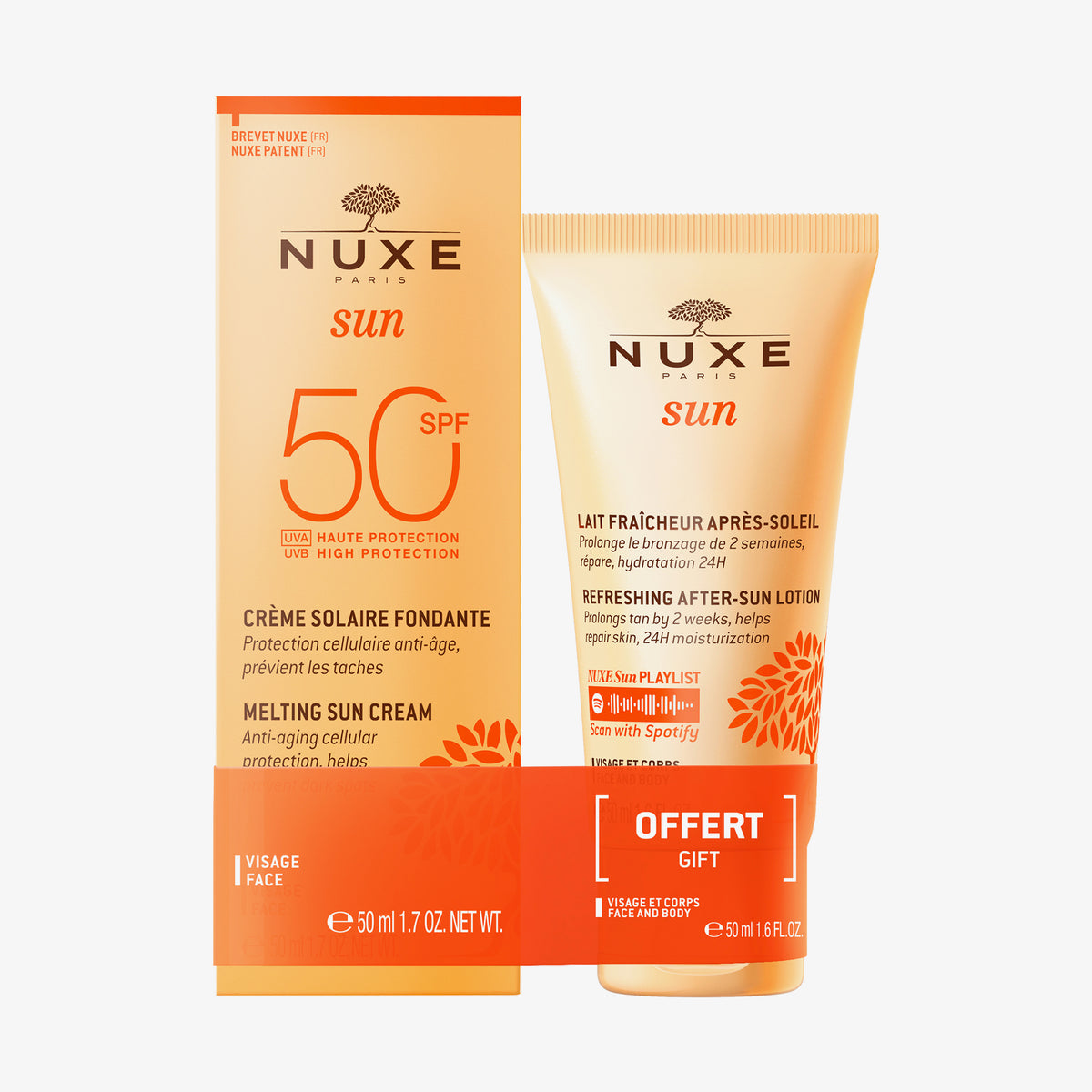 NUXE | NUXE Sun Set Gesicht LSF 50 + Gratis After-Sun