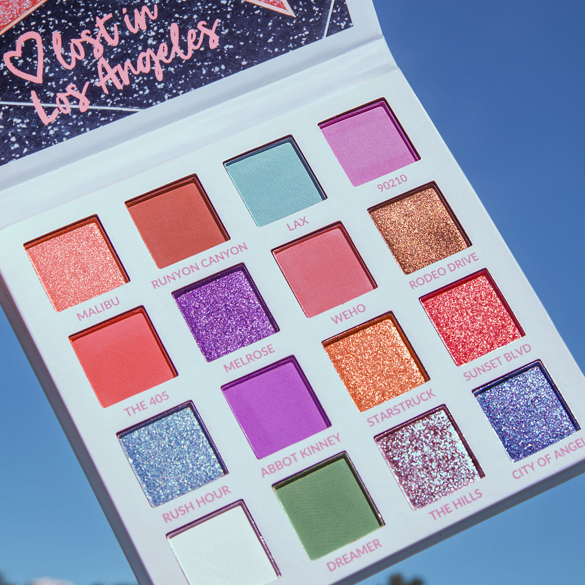 BH Cosmetics | Lost in Los Angeles 16 Color Shadow Palette