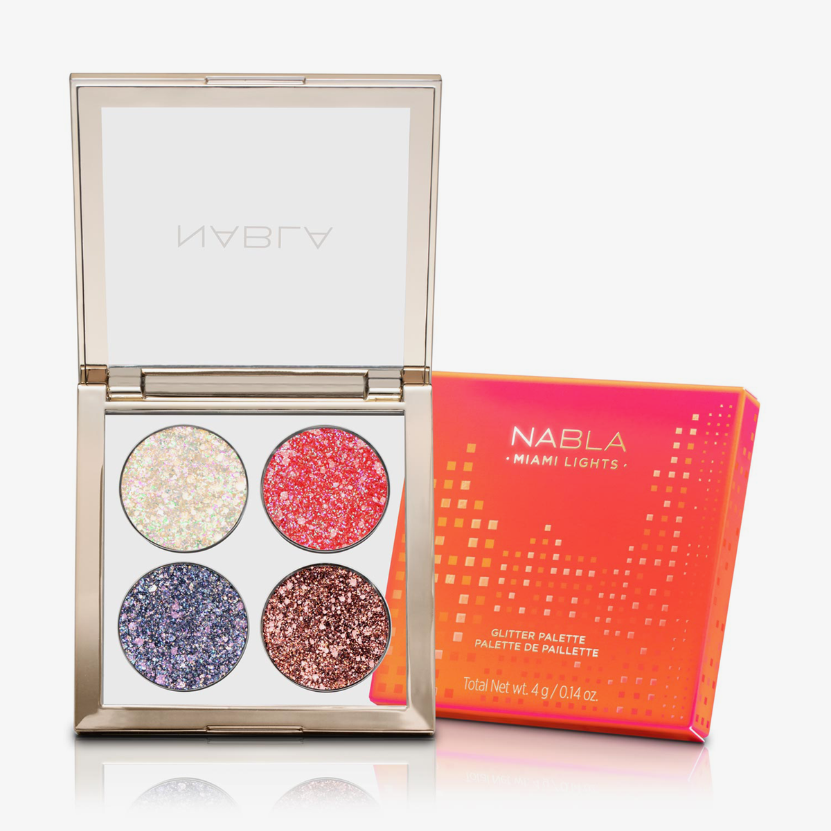 NABLA Cosmetics | Miami Lights Glitter Palette
