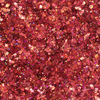 Ruby Lights Glitter Palette mit funkelndem rotem Glitzer in Nahaufnahme, mit Rot, goldenen und schimmernden Highlights.