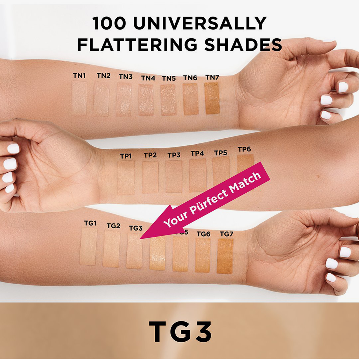 Pür Cosmetics | 4-in-1 Love Your Selfie™ Longwear Foundation & Concealer TG3