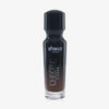 Eine halb transparente halb schwarze Flasche Chroma Cover Foundation Matte in der Farbe N10 vor weißem Hintergrund.
