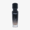 Eine halb transparente halb schwarze Flasche Chroma Cover Foundation Matte in der Farbe N3 vor weißem Hintergrund.