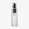 Transparente Matte Flasche COSRX BHA Blackhead Power Liquid mit schwarzem Pumpspender auf weißem Hintergrund.