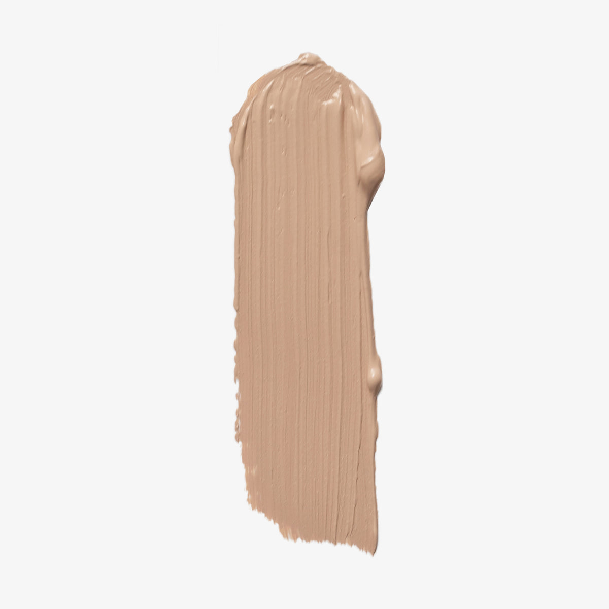 Ein Farbstreifen Chroma Cover Foundation Matte in der Farbe W2 auf weißem Hintergrund.