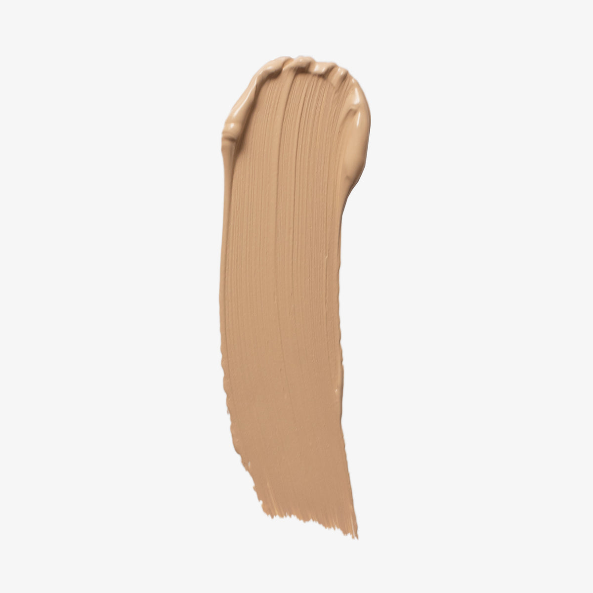Ein Farbstreifen Chroma Cover Foundation Matte in der Farbe W3 auf weißem Hintergrund.