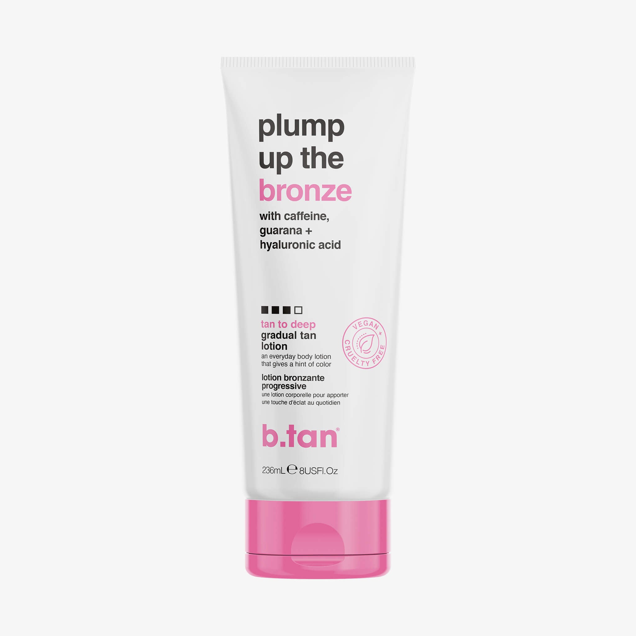 b.tan plump up the bronze - Tan to Deep Everyday Glow Lotion (236ml)