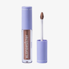 Eine Tube BLONDESISTER GLOWEYE EYESHADOW und der dazugehörige Applikatorstift, beide mit hellvioletten Verschlusskappen.