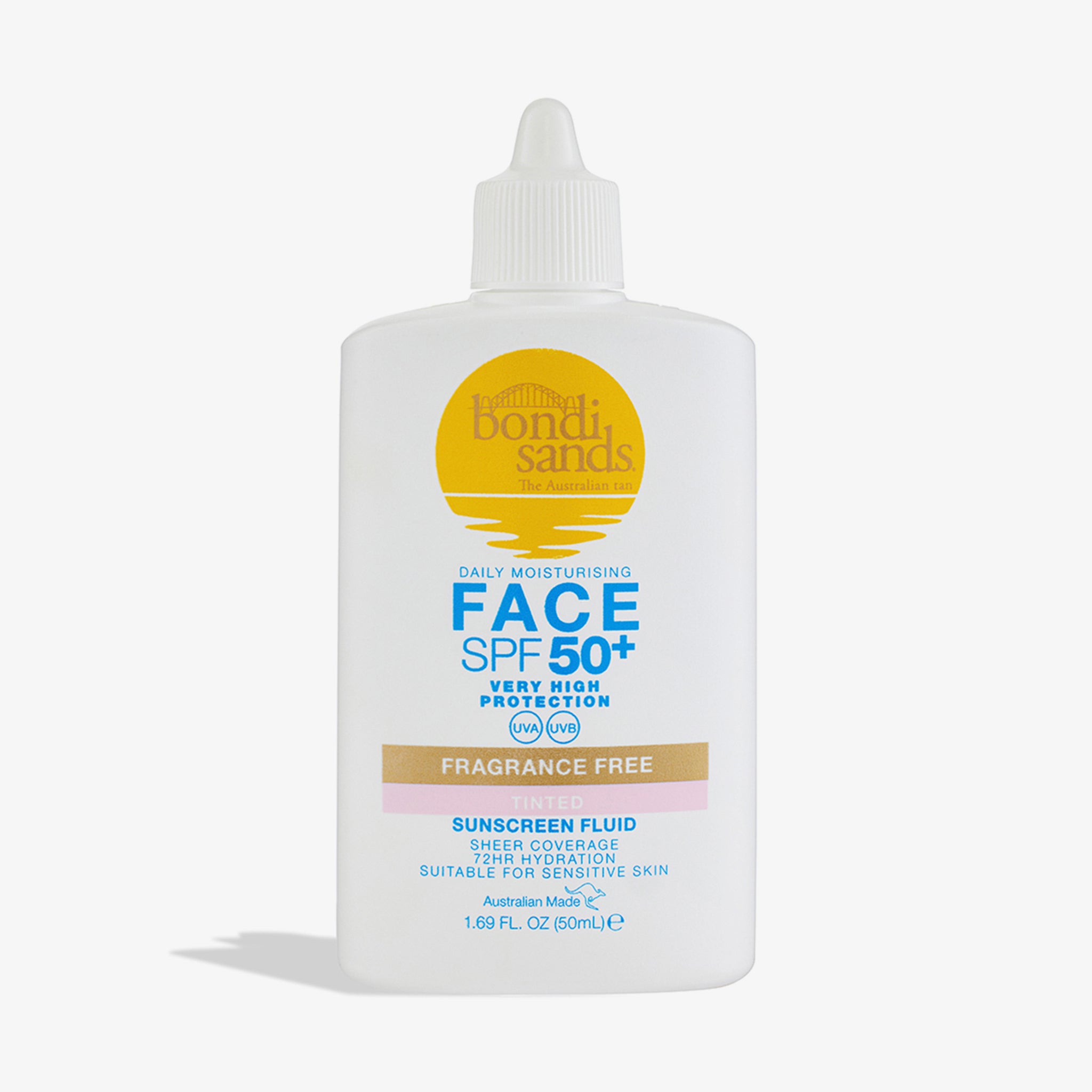 Bondi Sands SPF 50+ Fragrance Free Tinted Face Fluid (50ml)