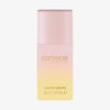 Rosa-gelber Flakon MIDNIGHT SUN Glow Drops von Catrice Cosmetics, 30 ml, mit goldener Schrift auf weißem Hintergrund.
