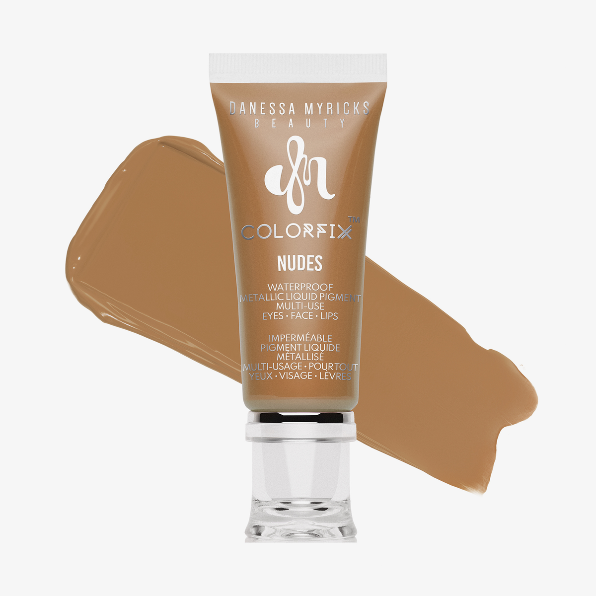 Danessa Myricks Beauty Colorfix Nudes in der Nuance 7, mit einem Swatch.