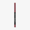 Ein mauvefarbener Essence 8h matte comfort lipliner pencil mit einem schwarz-weißen Etikett.