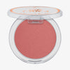 Essence soft TOUCH BOUNCY BLUSH in einer runden Dose mit durchsichtigem Deckel in einem rosa Farbton.