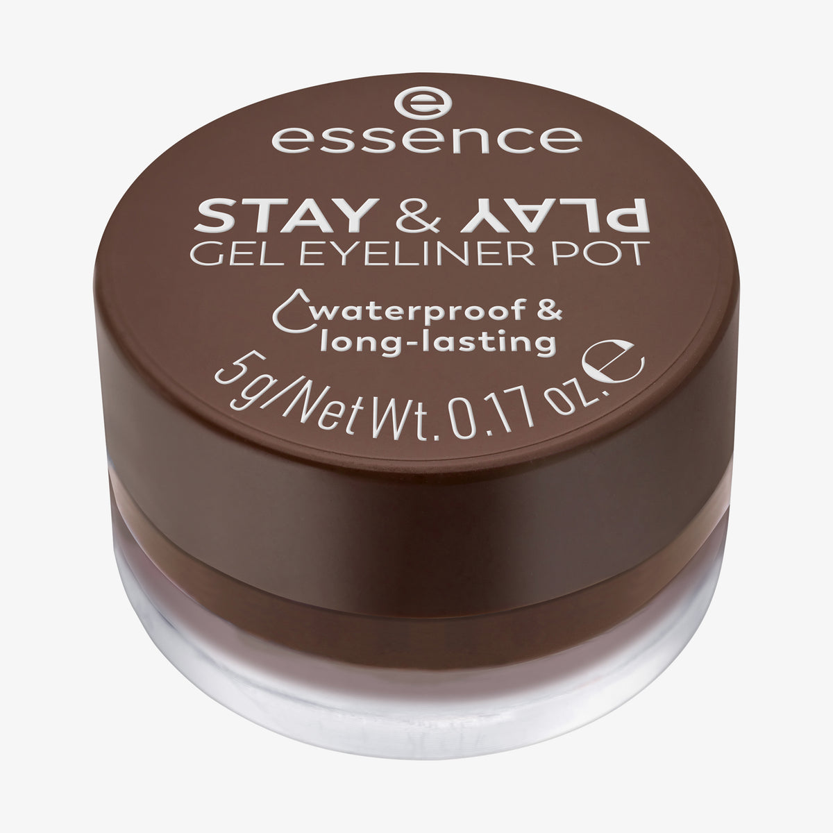 STAY & PLAY GEL EYELINER POT Brown | essence