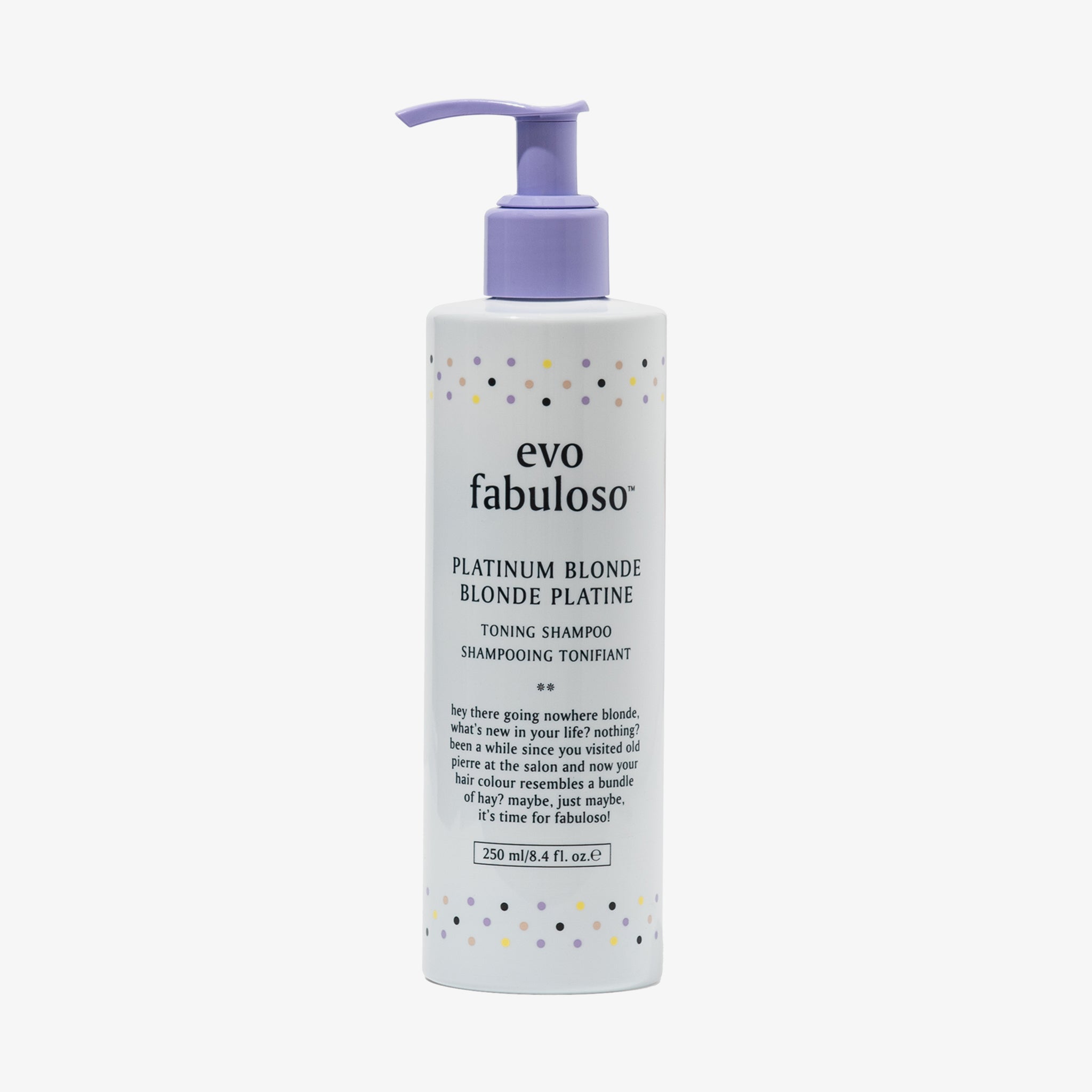 evo Fabuloso Platinum Blonde Ton. Shampoo (250ml)